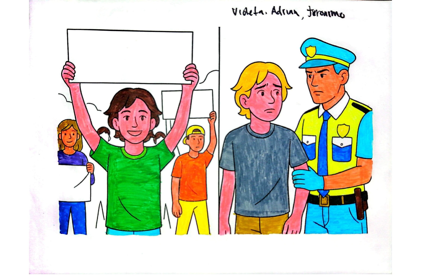 Identificación de violación al derecho a la protesta